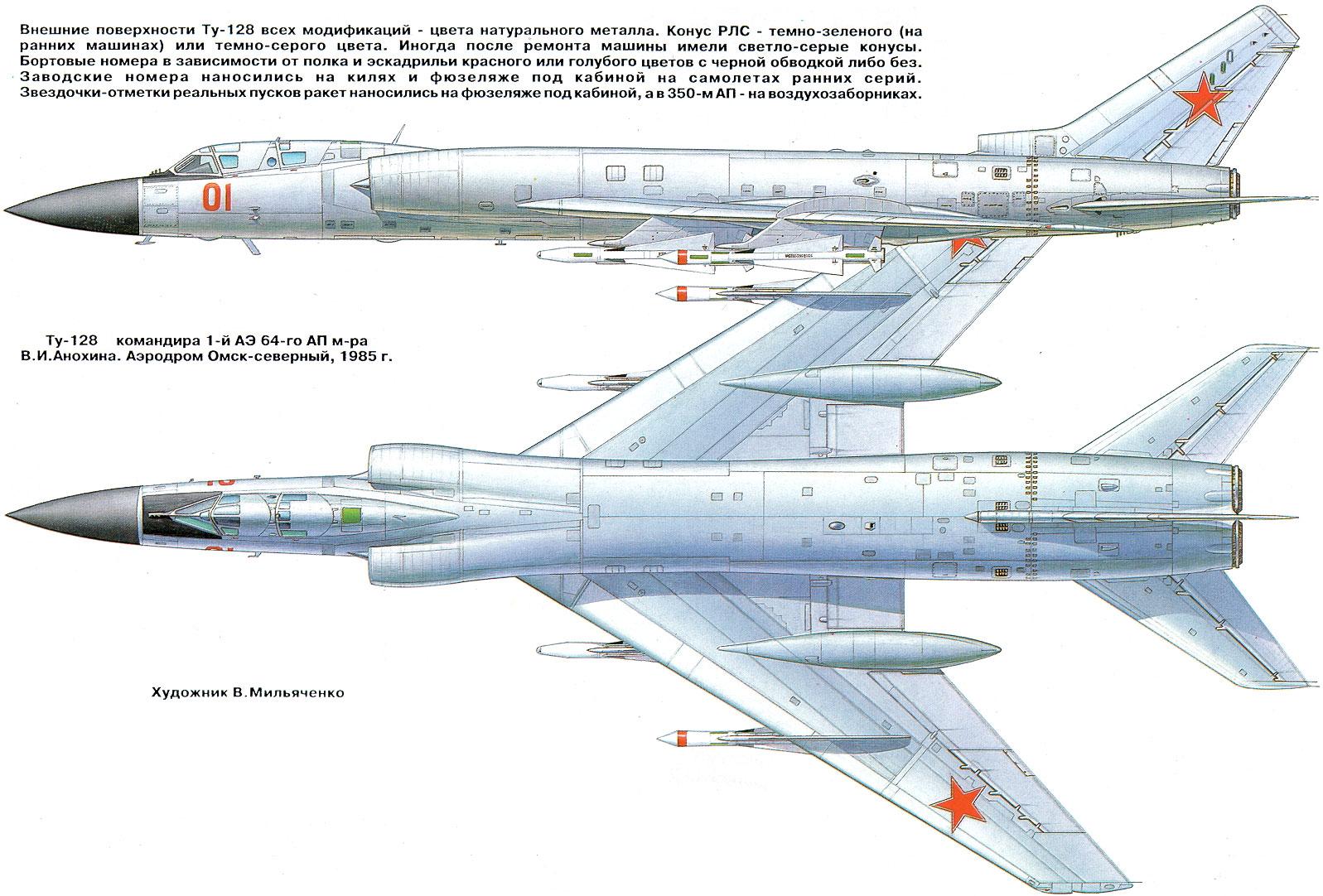 Тяжелый истребитель-перехватчик Ту-128. - Российская авиация